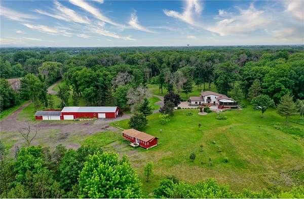 53.4 Acres of Agricultural Land with Home for Sale in Hugo, Minnesota