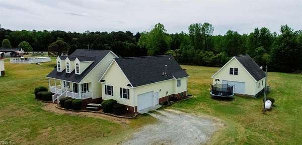 2.6 Acres of Land with Home for Sale in Courtland, Virginia