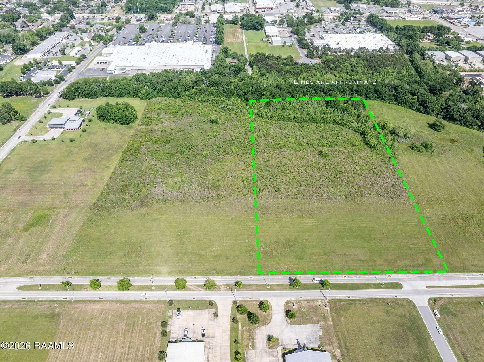 11.6 Acres of Commercial Land for Sale in Lafayette, Louisiana