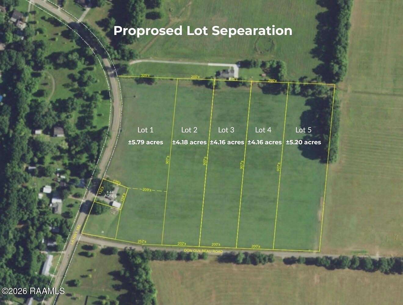 4.16 Acres of Residential Land for Sale in Sunset, Louisiana