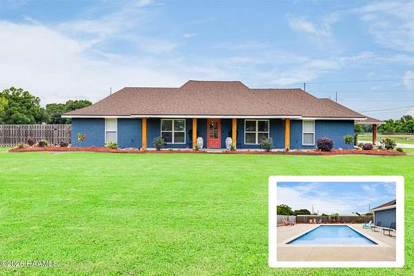 10 Acres of Land with Home for Sale in Lafayette, Louisiana