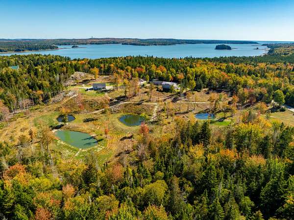 10.5 Acres of Recreational Land with Home for Sale in Roque Bluffs, Maine