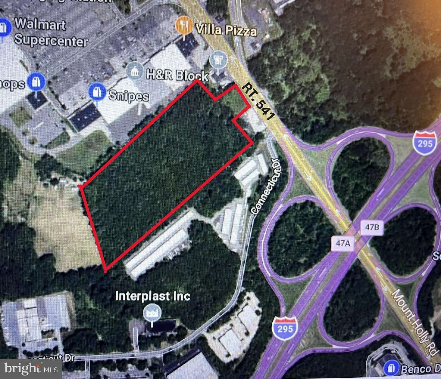 14.5 Acres of Commercial Land for Sale in Burlington Township, New Jersey