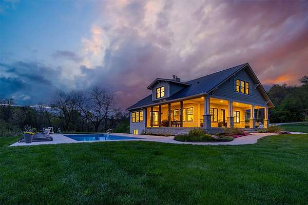 8.76 Acres of Land with Home for Sale in Booneville, Iowa