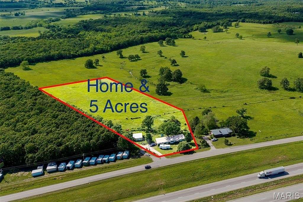 5 Acres of Land with Home for Sale in Lebanon, Missouri