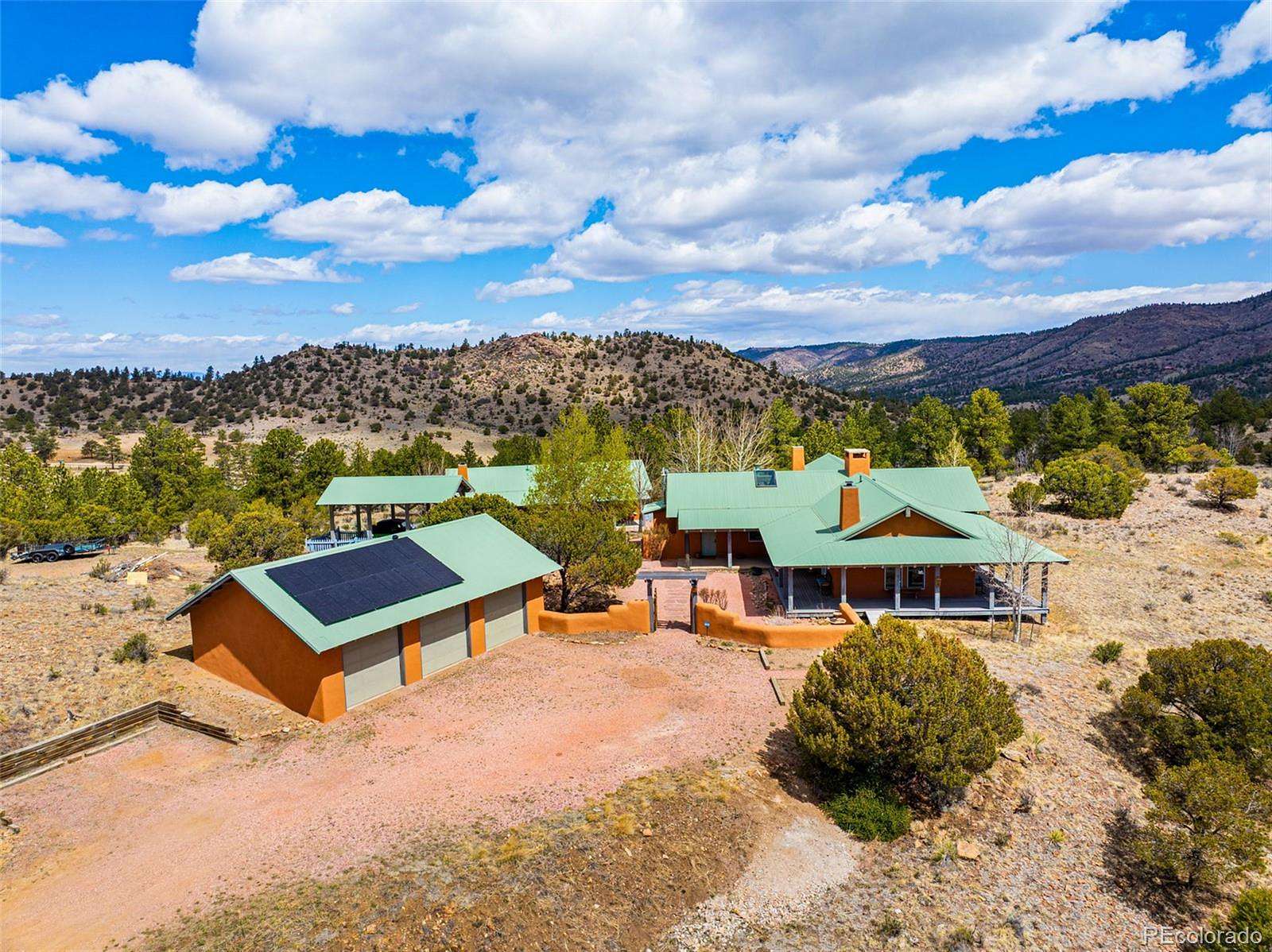 36 Acres of Recreational Land with Home for Sale in Westcliffe, Colorado