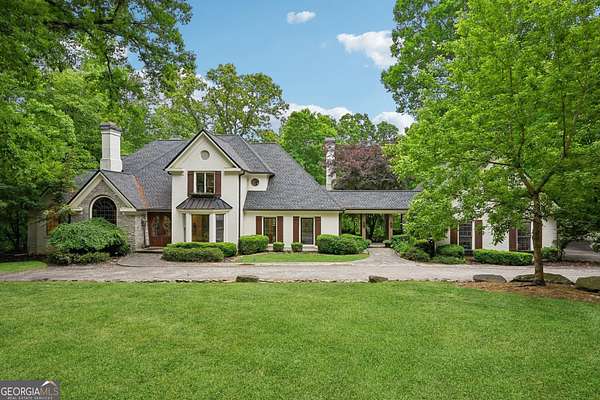 3.42 Acres of Land with Home for Sale in Roswell, Georgia