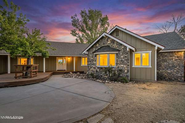 4.54 Acres of Land with Home for Sale in Gardnerville, Nevada