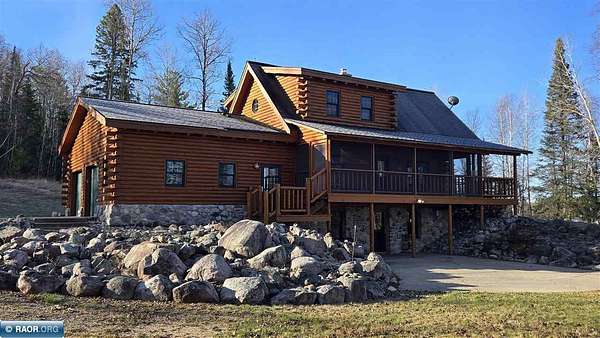 12.9 Acres of Recreational Land with Home for Sale in Orr, Minnesota