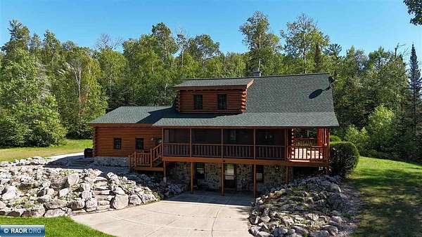 12.9 Acres of Recreational Land with Home for Sale in Orr, Minnesota