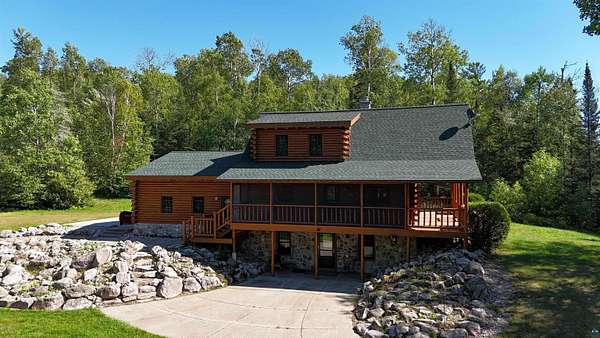 12.9 Acres of Recreational Land with Home for Sale in Orr, Minnesota