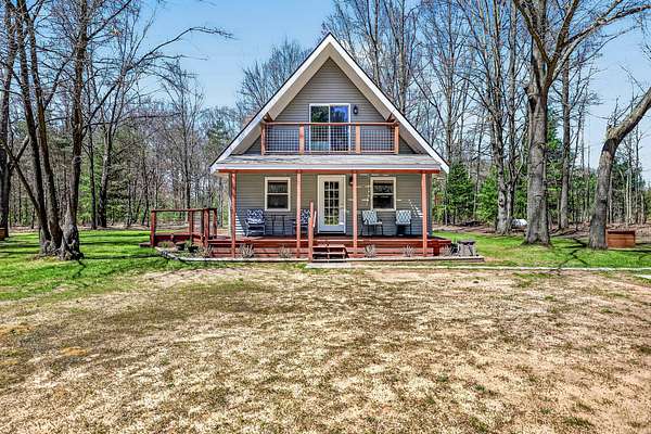 8.79 Acres of Land with Home for Sale in Rothbury, Michigan