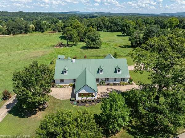 29 Acres of Agricultural Land with Home for Sale in Ozark, Arkansas