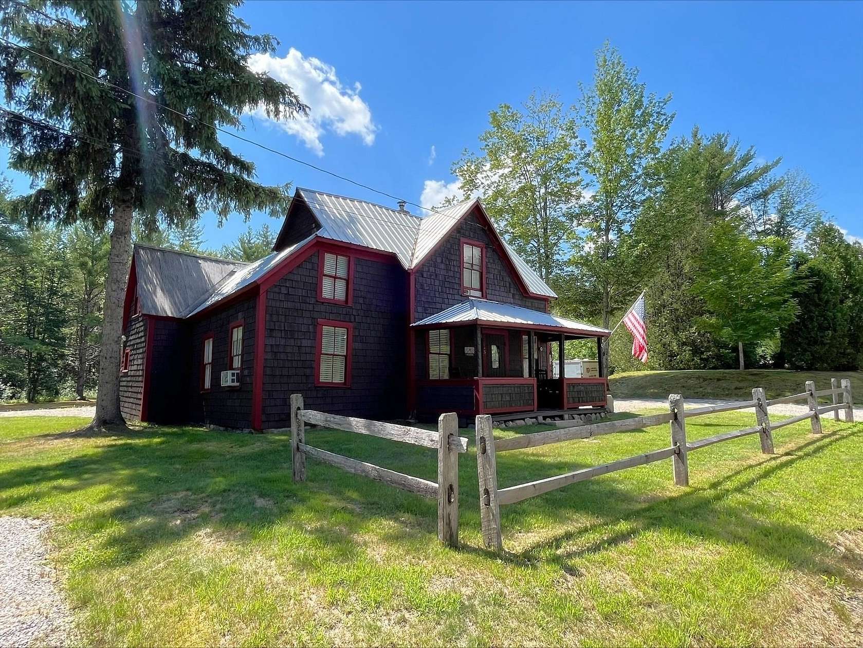 5.4 Acres of Land with Home for Sale in Bartlett, New Hampshire