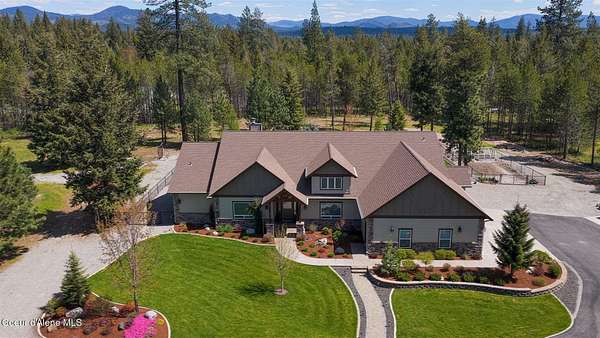 9.24 Acres of Land with Home for Sale in Rathdrum, Idaho