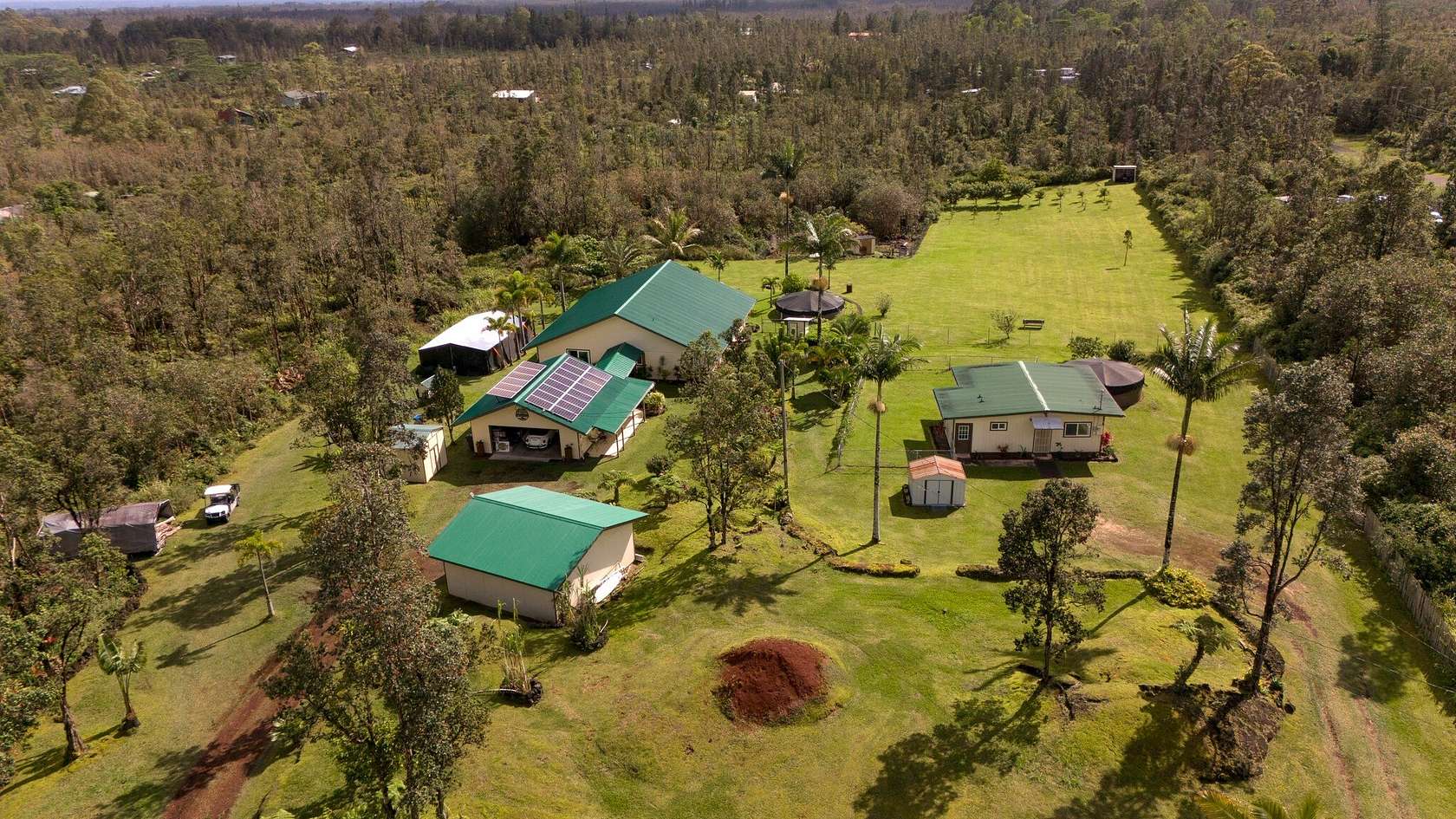 4 Acres of Land with Home for Sale in Mountain View, Hawaii