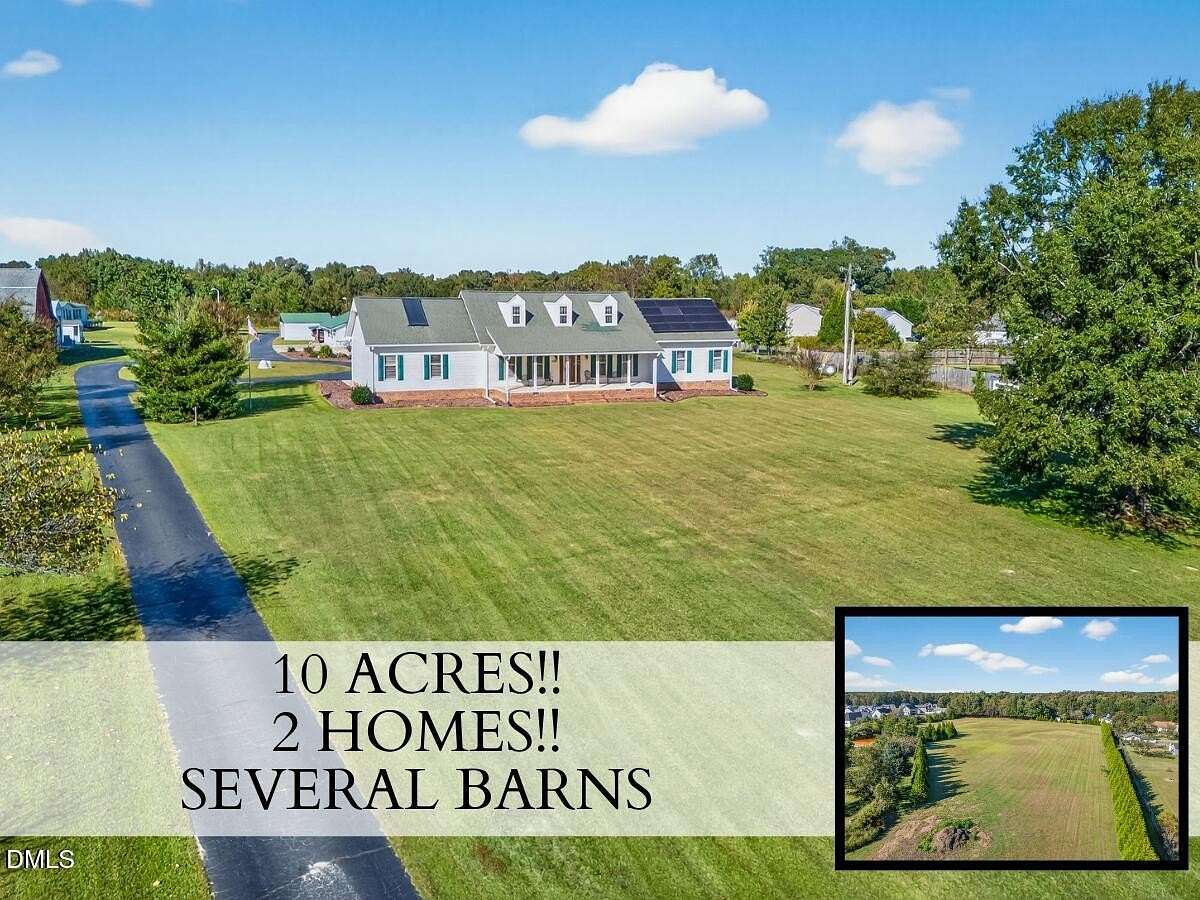 10 Acres of Land with Home for Sale in Benson, North Carolina