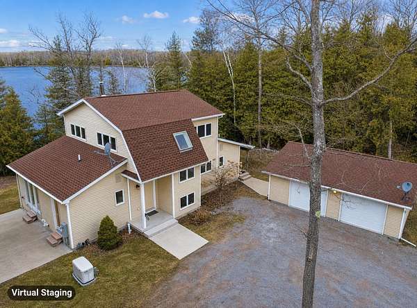 1.6 Acres of Land with Home for Sale in Presque Isle, Michigan