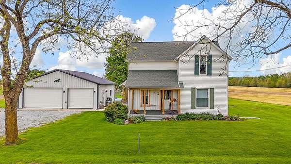 9 Acres of Land with Home for Sale in Centerburg, Ohio
