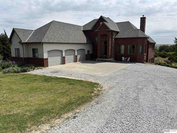 5.64 Acres of Land with Home for Sale in Louisville, Nebraska