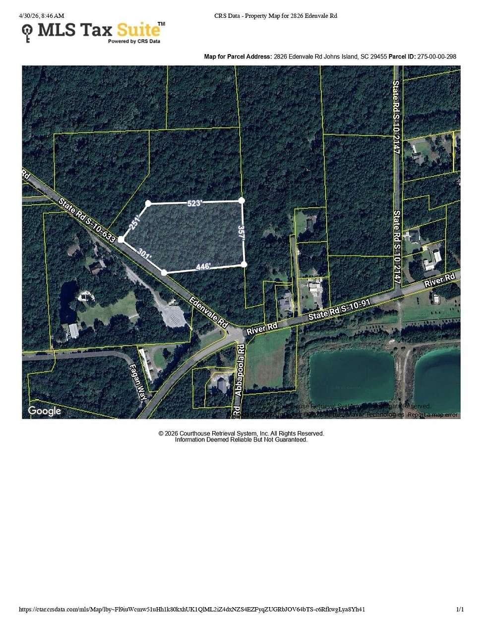 5 Acres of Residential Land for Sale in Johns Island, South Carolina