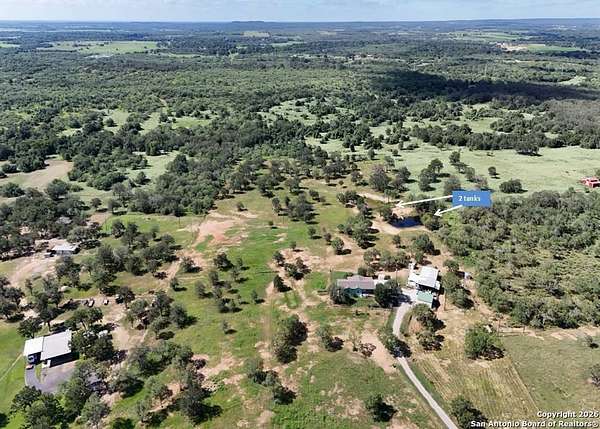 21.2 Acres of Land with Home for Sale in Seguin, Texas