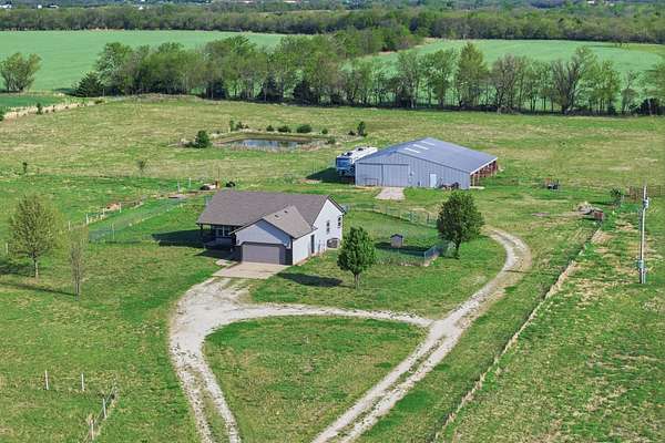20.1 Acres of Agricultural Land with Home for Sale in Udall, Kansas