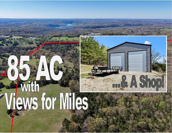 85 Acres of Recreational & Residential Land for Sale in Forsyth, Missouri