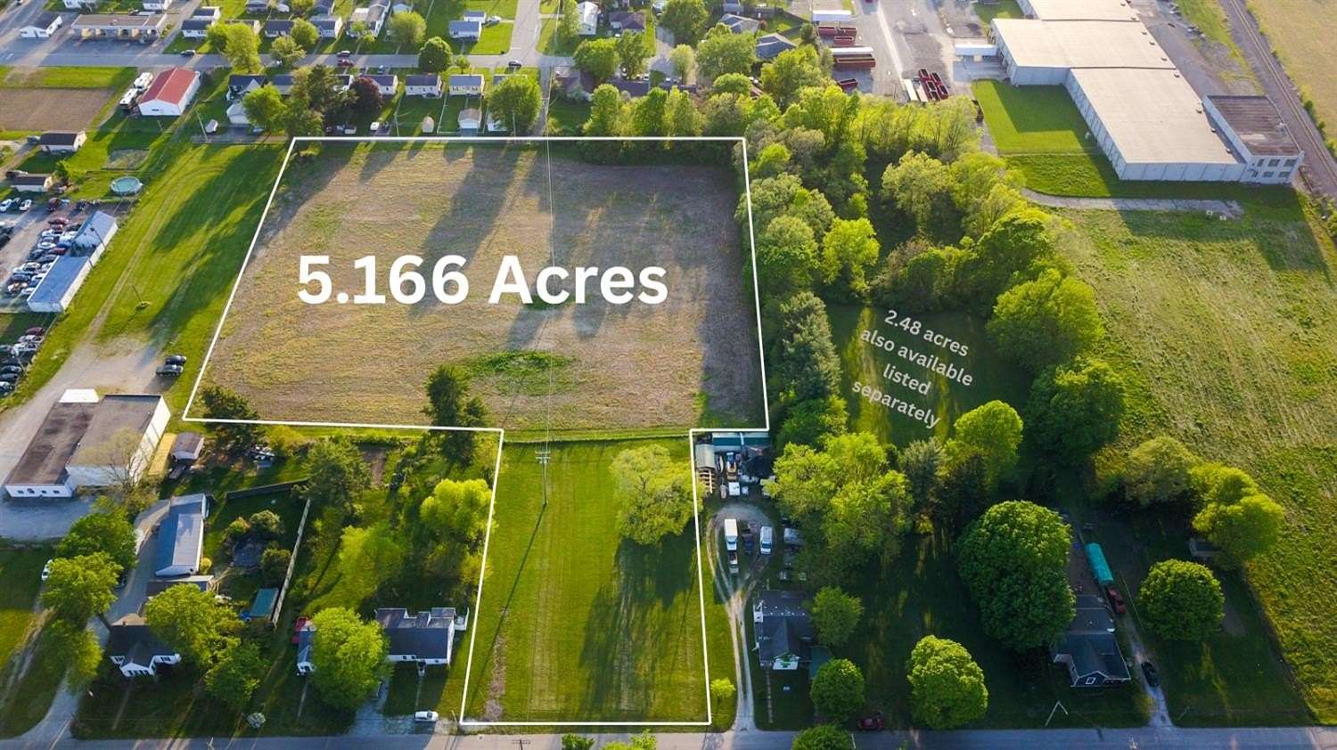 5.16 Acres of Commercial Land for Sale in Connersville, Indiana