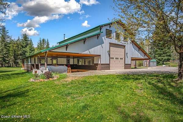 10 Acres of Land with Home for Sale in Sandpoint, Idaho