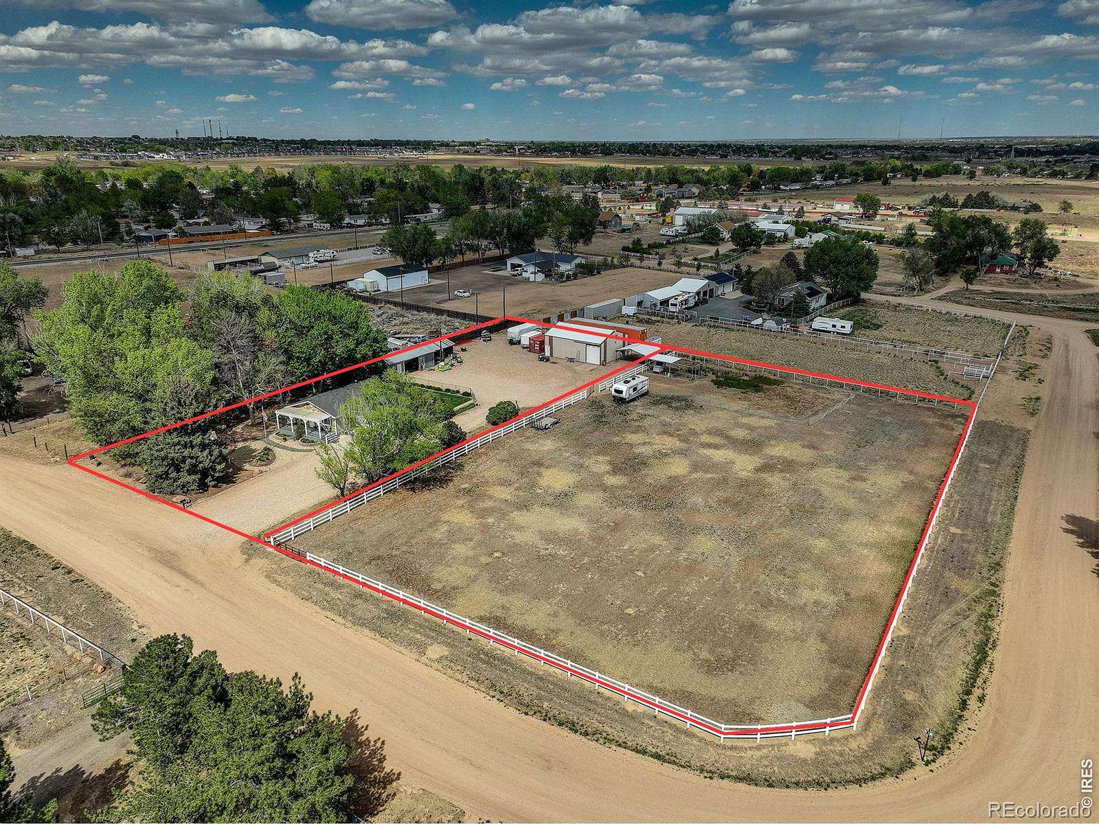 1.69 Acres of Land with Home for Sale in Greeley, Colorado
