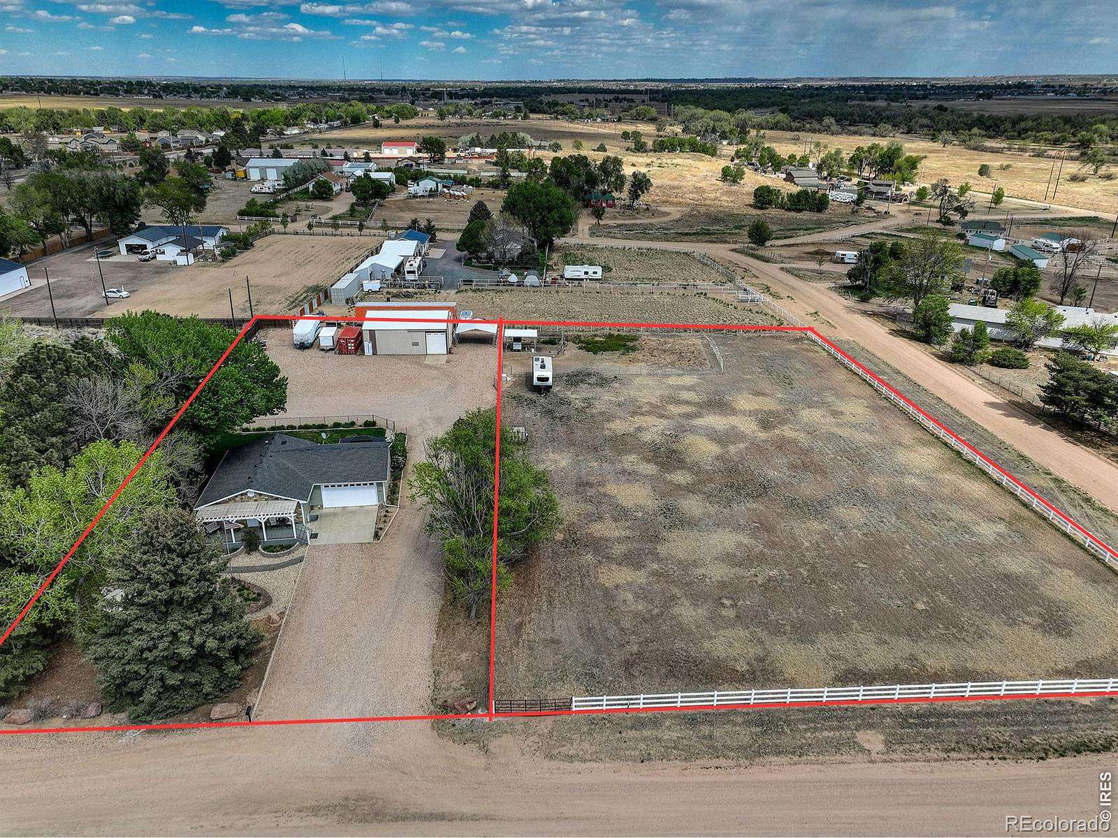 1.69 Acres of Land with Home for Sale in Greeley, Colorado