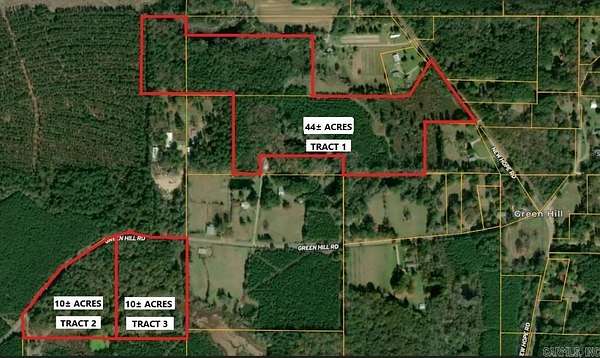 44 Acres of Recreational Land for Auction in Monticello, Arkansas