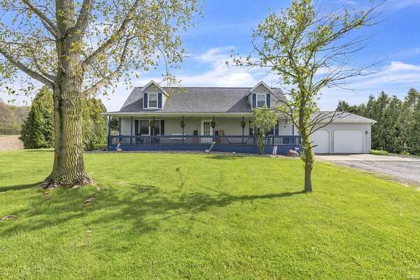2.19 Acres of Land with Home for Sale in Kendallville, Indiana