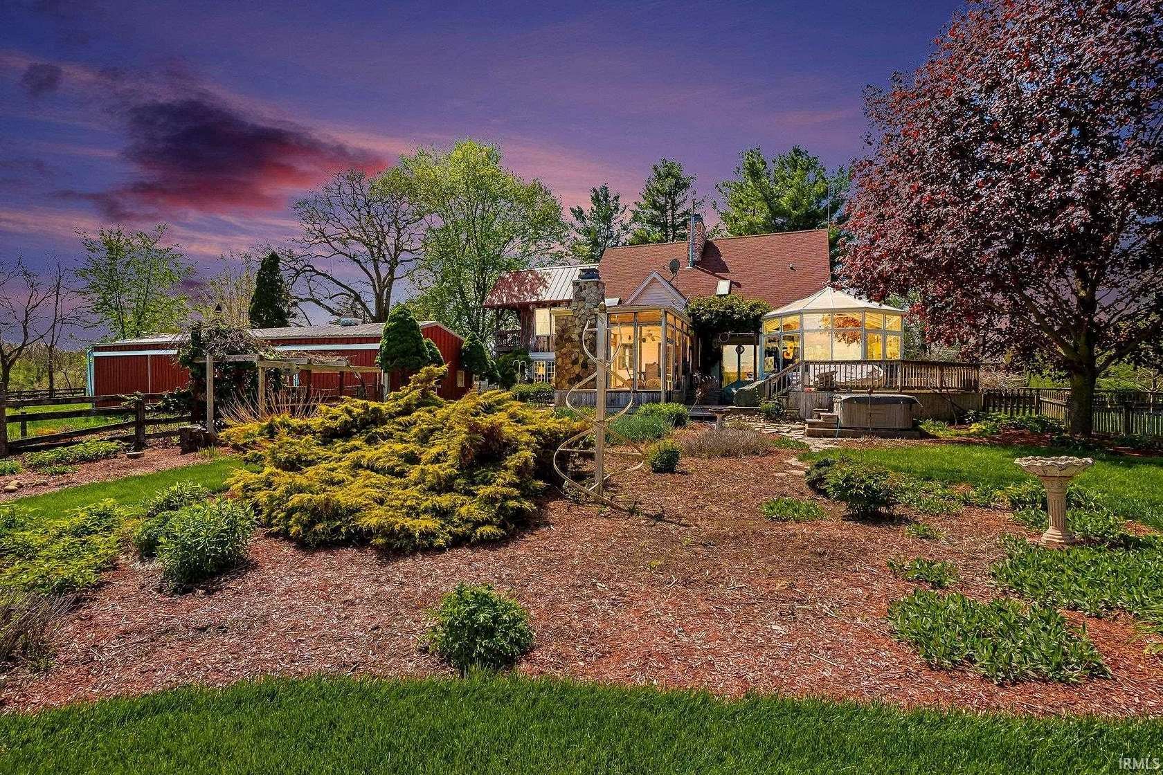 10 Acres of Land with Home for Auction in Bristol, Indiana
