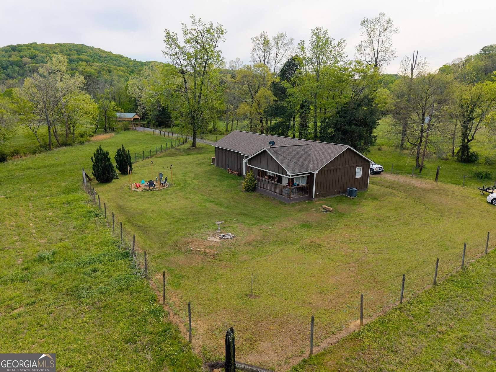 54.3 Acres of Land with Home for Sale in Rome, Georgia