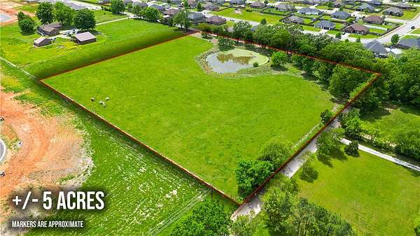 5 Acres of Agricultural Land for Sale in Pea Ridge, Arkansas