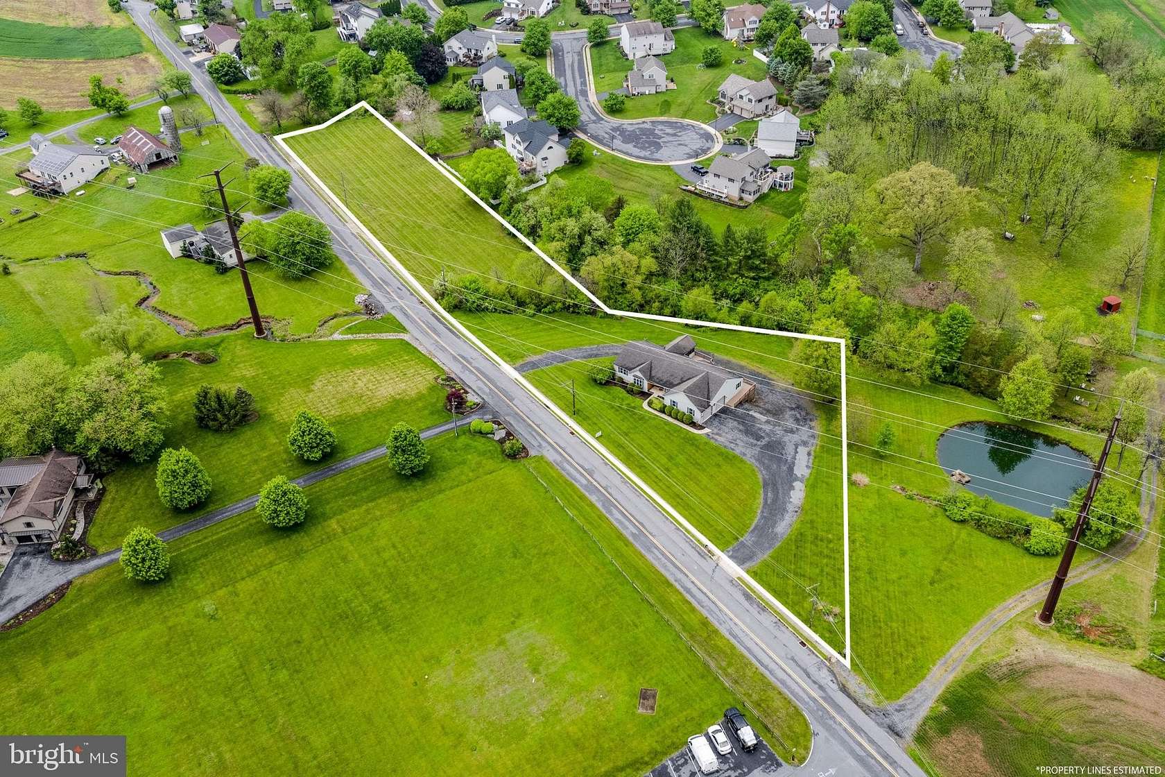 2.5 Acres of Land with Home for Auction in Reinholds, Pennsylvania