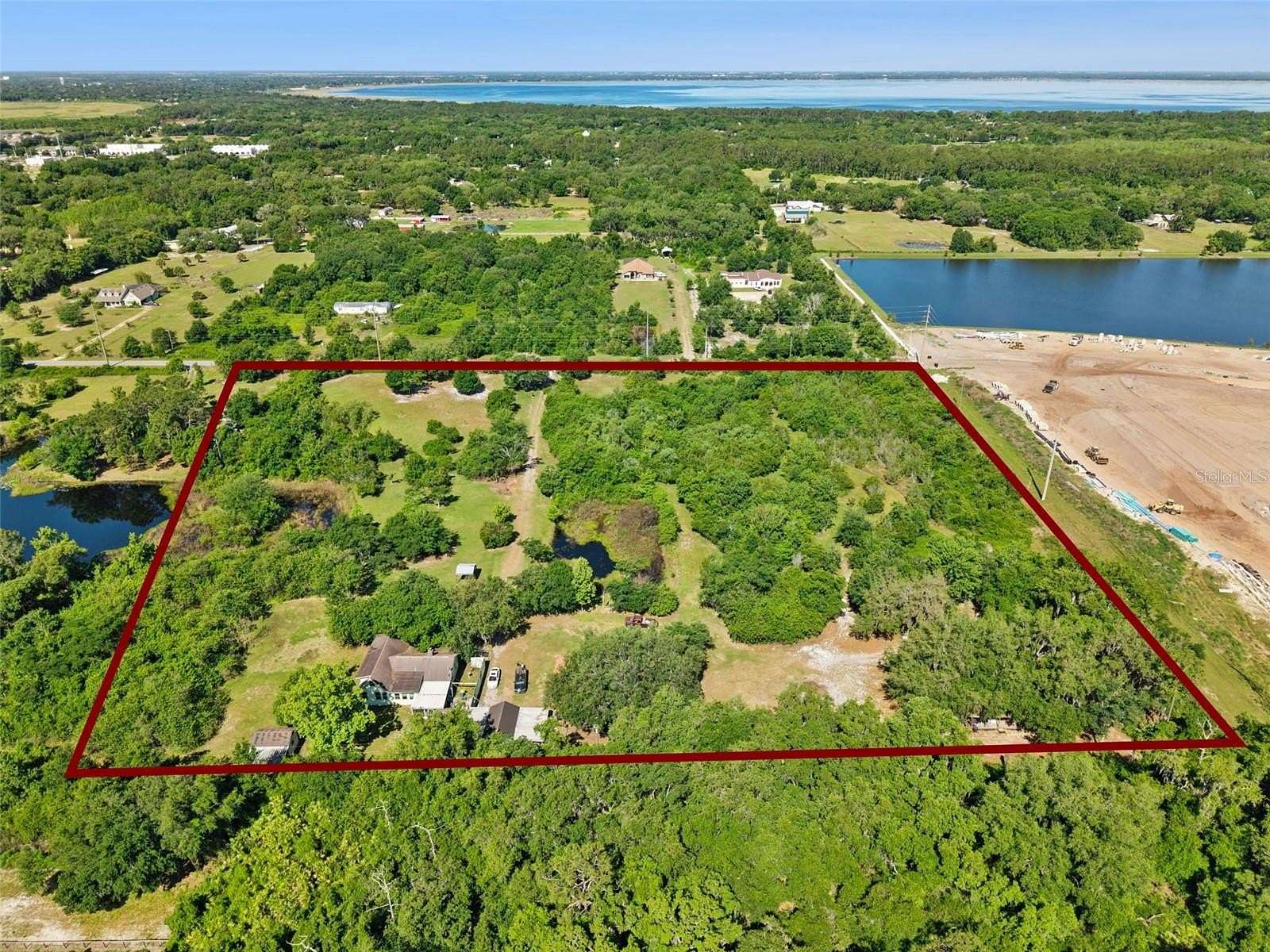10 Acres of Land with Home for Sale in St. Cloud, Florida