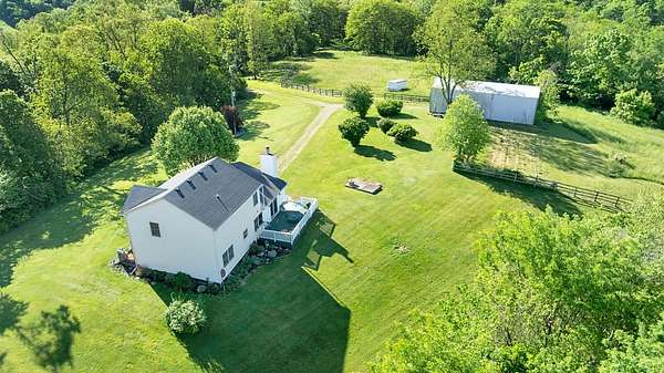 32 Acres of Land with Home for Sale in Rising Sun, Indiana