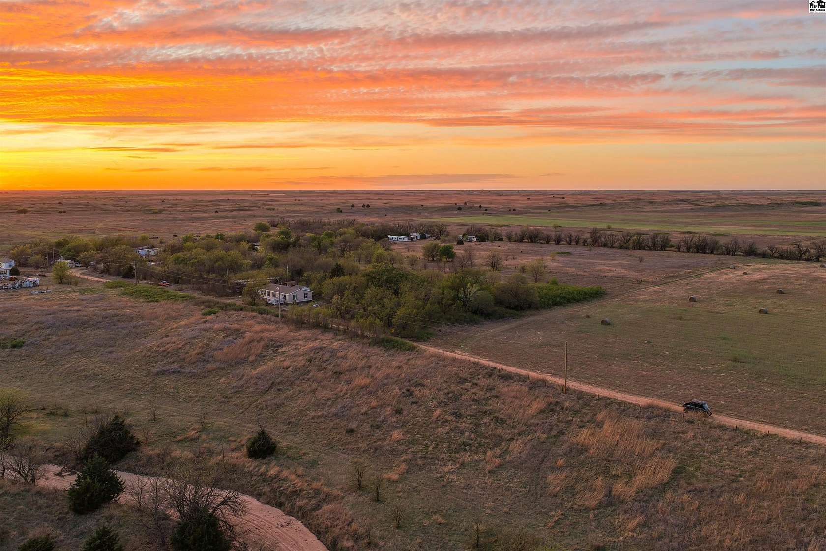 43 Acres of Recreational Land with Home for Sale in Greensburg, Kansas