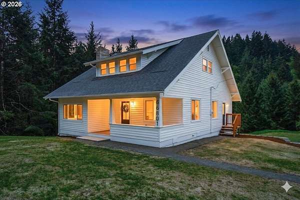 11 Acres of Land with Home for Sale in Deer Island, Oregon