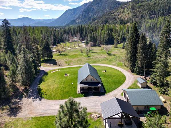 4.8 Acres of Land with Home for Sale in Thompson Falls, Montana