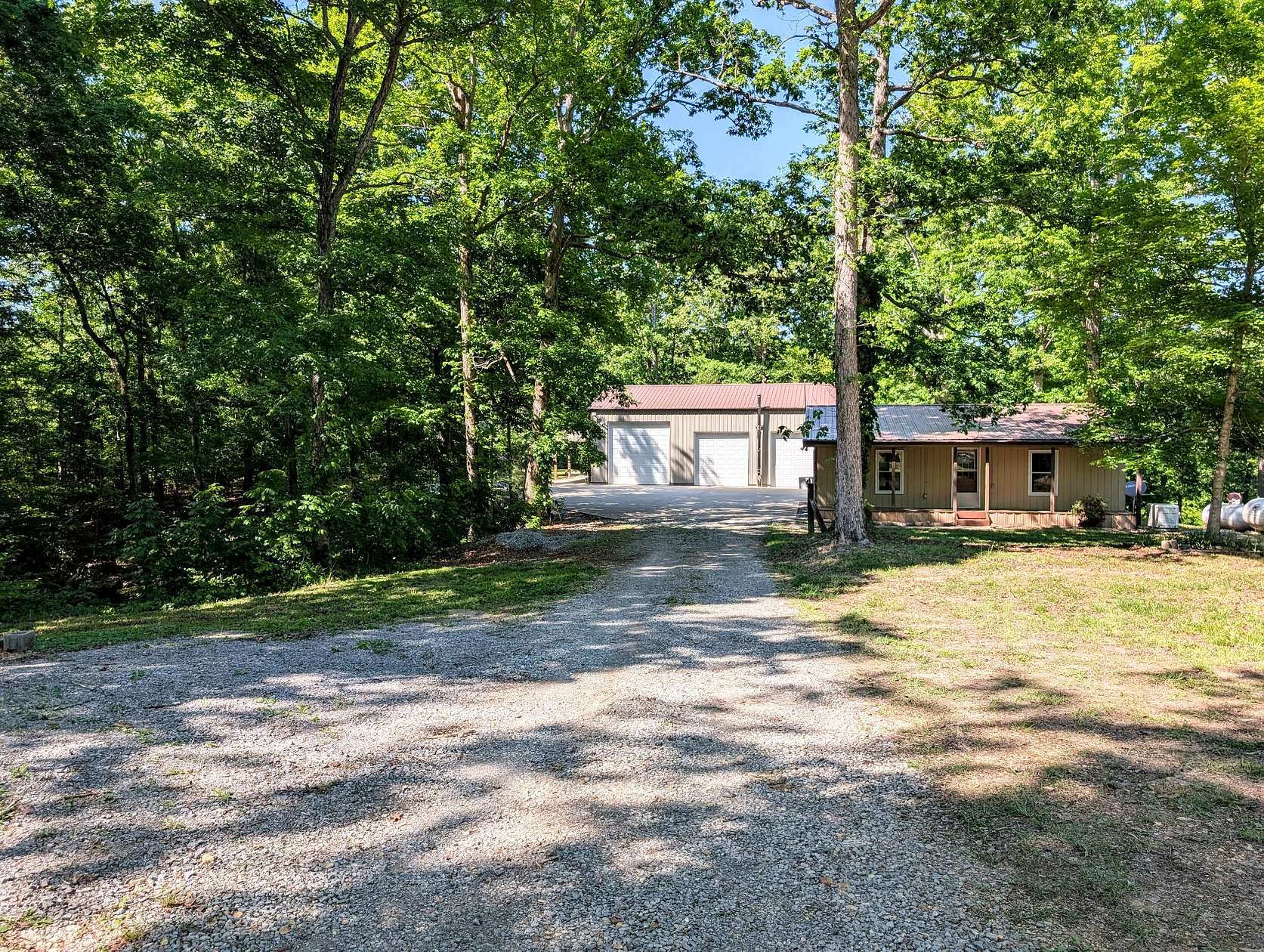 10.5 Acres of Recreational Land with Home for Sale in Big Rock, Tennessee
