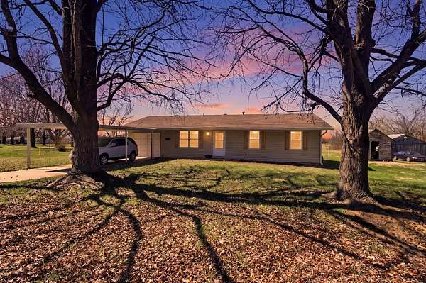 5.63 Acres of Land with Home for Sale in Aurora, Missouri