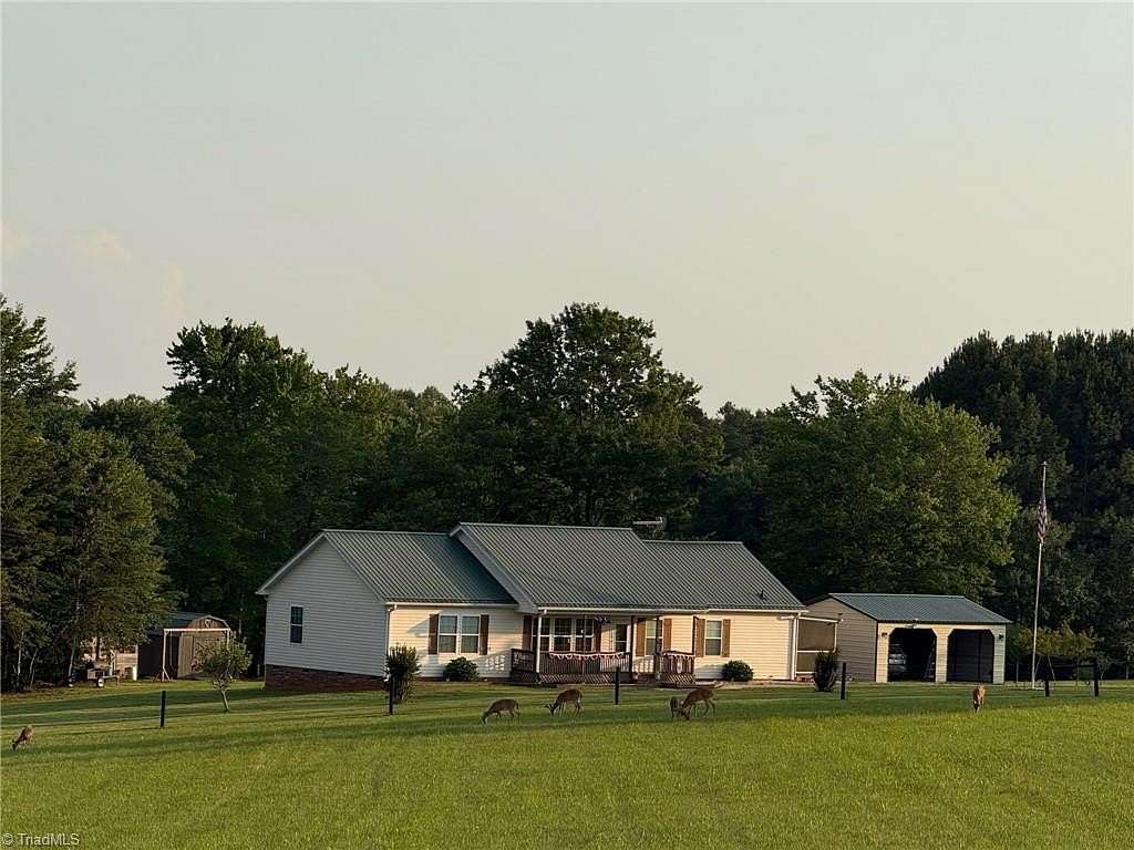 9.38 Acres of Land with Home for Sale in Mount Airy, North Carolina