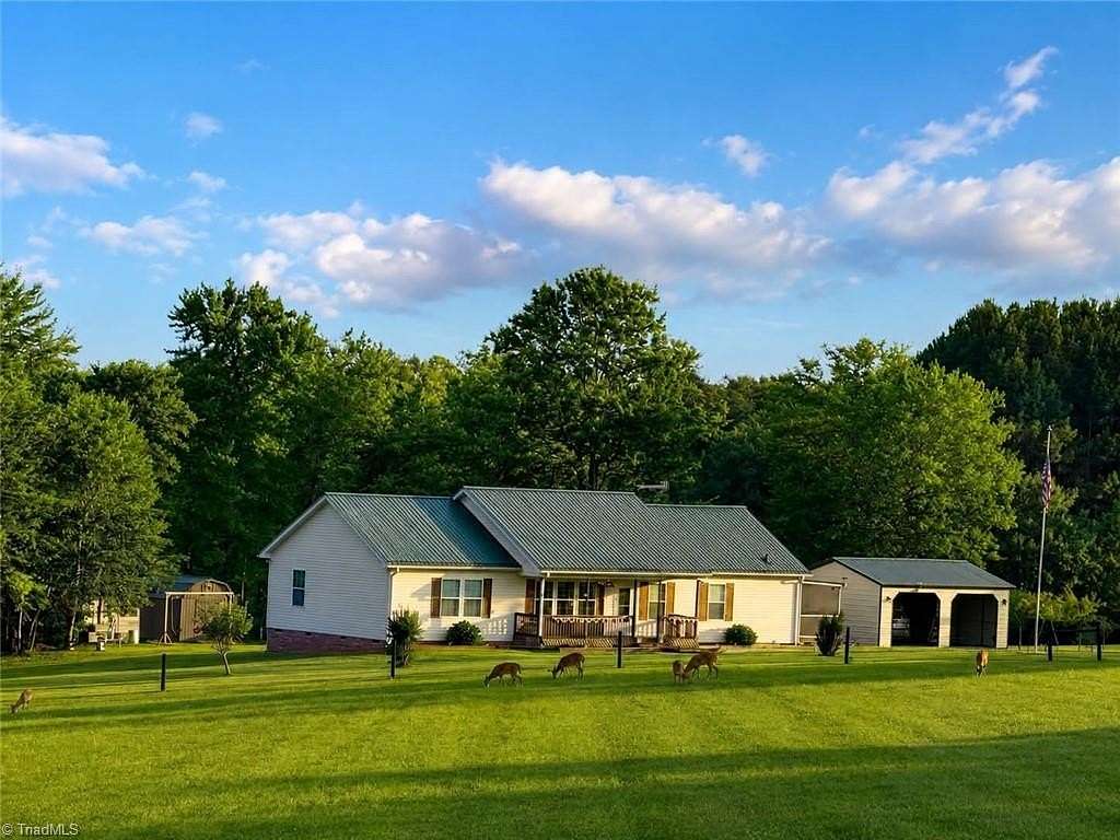 9.38 Acres of Land with Home for Sale in Mount Airy, North Carolina
