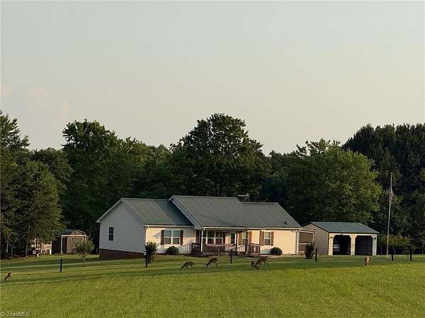 9.38 Acres of Land with Home for Sale in Mount Airy, North Carolina