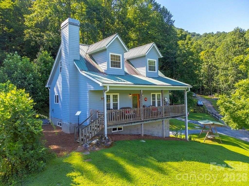 2.83 Acres of Land with Home for Sale in Whittier, North Carolina