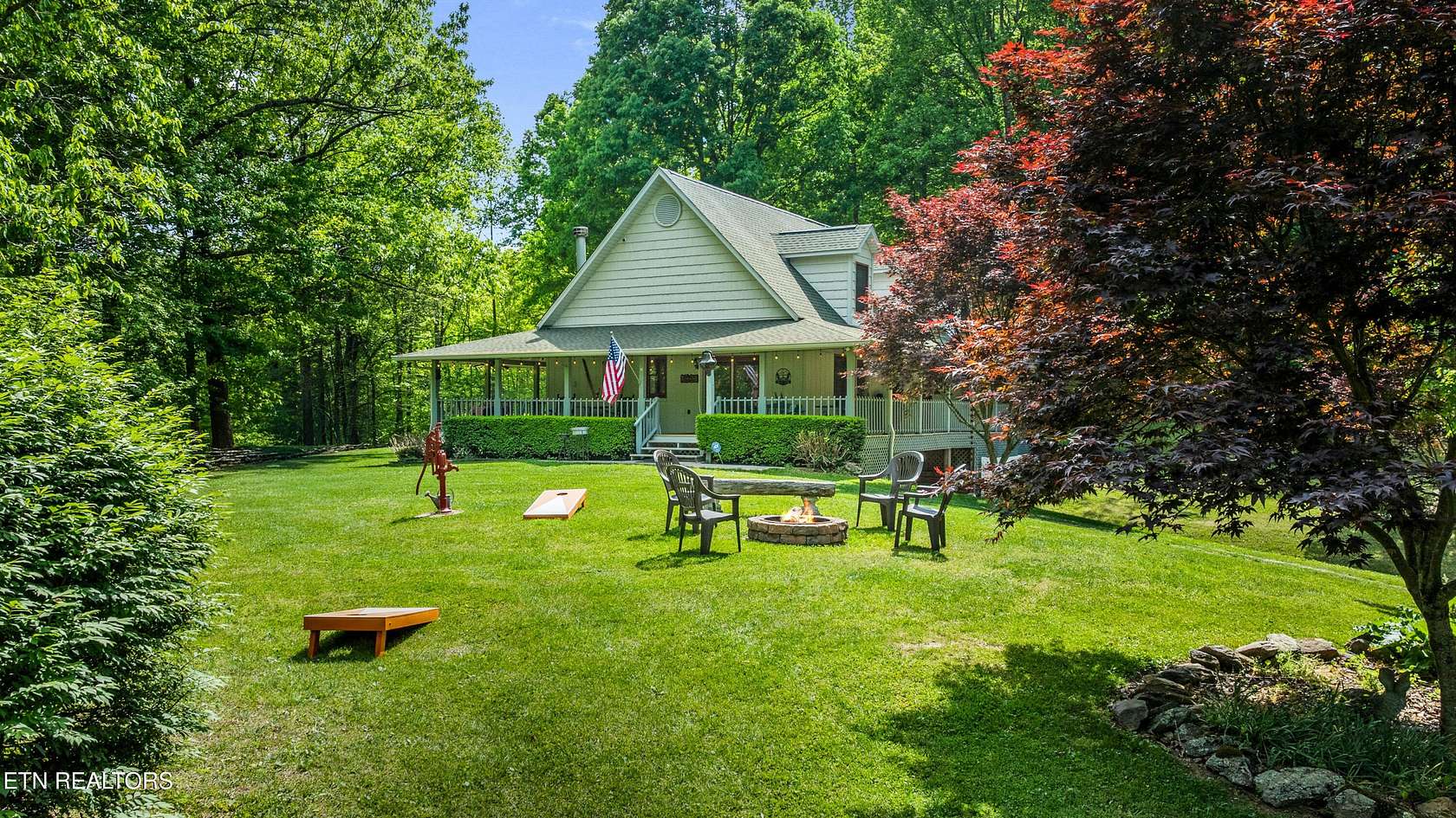 16 Acres of Land with Home for Sale in Townsend, Tennessee